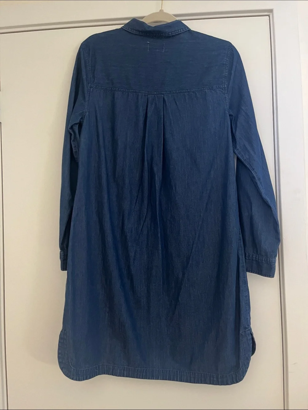 Old Navy Indigo Denim Shirt Dress